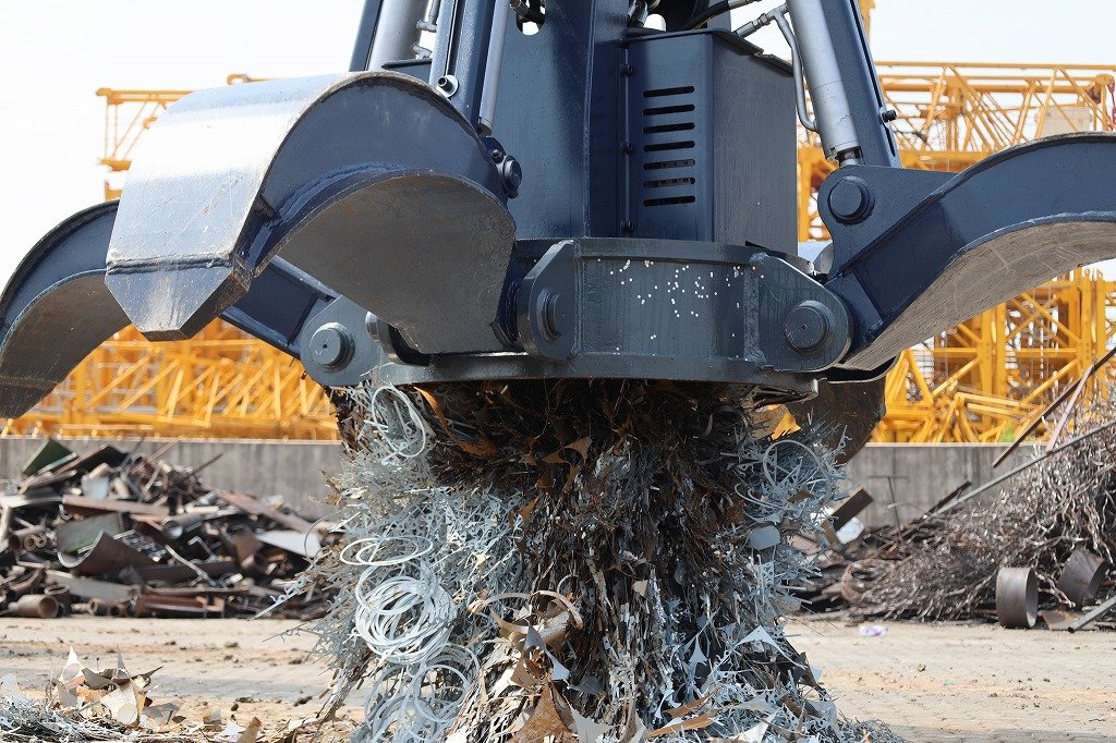 excavator orange peel grapple with magnet excavator orange peel grapple with magnet